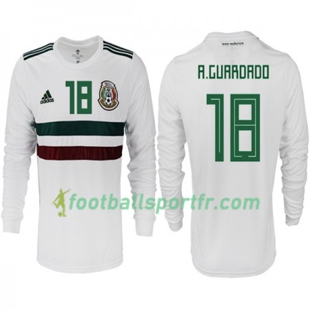 Tenue Mexique A.GUARDADO 18 Extérieur Coupe du monde 2018 Maillot de Foot ML